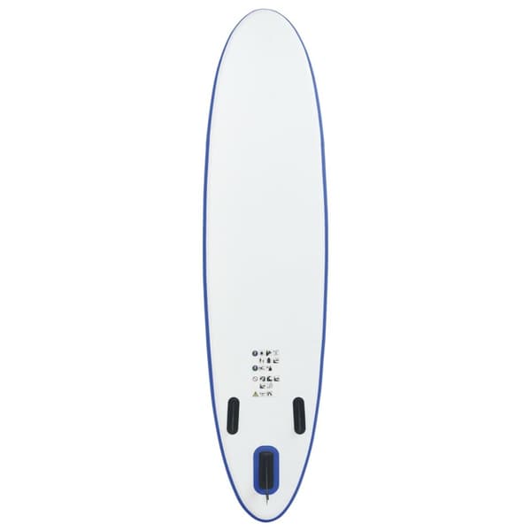 SUP surfingbräda uppblåsbar blå och vit