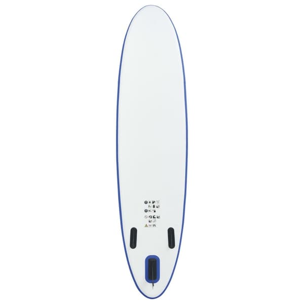 SUP surfingbräda uppblåsbar blå och vit
