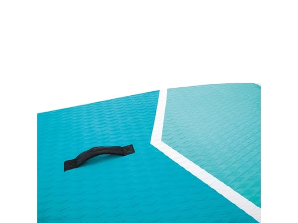 Intex Aqua Quest 320, Surfebrett (SUP), Flat, Flat, Blå, Lyseblå, Hvit, EVA ( Ethylene-vinyl-acetat), Polyvinylklorid (PVC), Aluminium