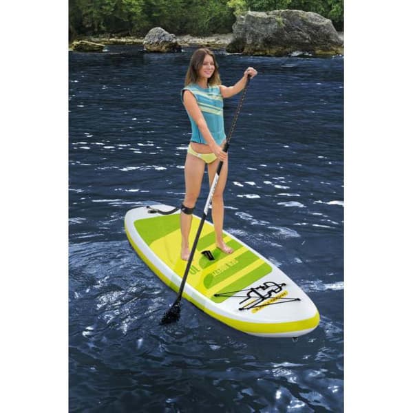 Bestway Oppusteligt Paddle Surf Sæt Hydro-force Sea Breeze 305x84x12 cm