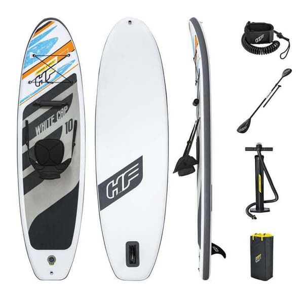 Bestway Puhallettava Melasurffaussetti Hydro-force White Cap Convertible 305x84x12 cm