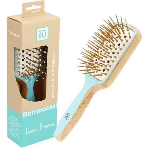 Paddle Mini-borste - Ilu Bamboom - Unisex - Kompakt - Borst i bambu - Mjukhet