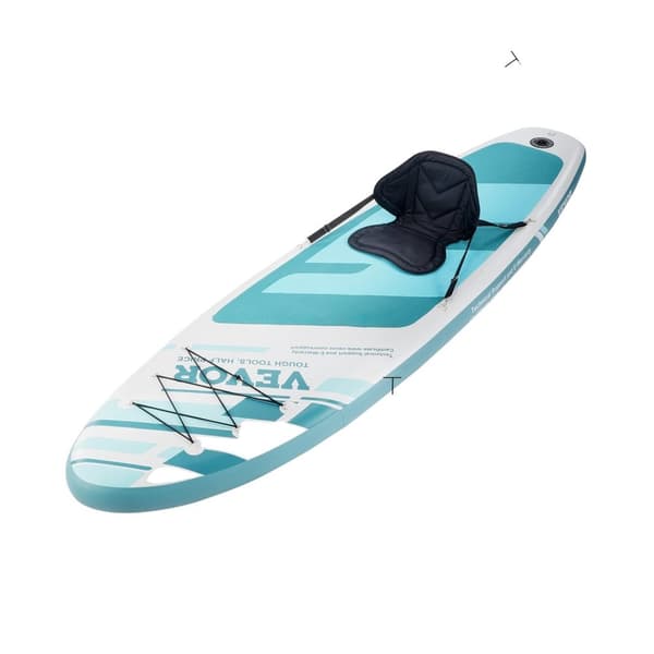 Uppblåsbar Stand Up Paddle Board, Mångsidig 10,6ft Design, Hållbar PVC-Konstruktion,10,6 fot x 33 tum x 6 tum