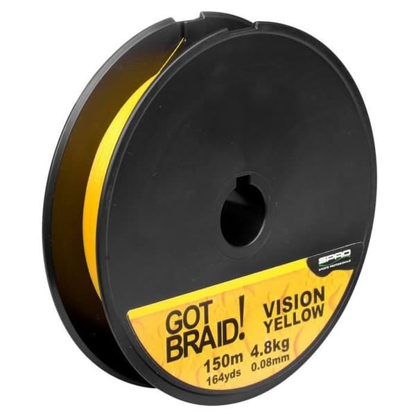 Spro Braid 150m - Gul - 0,08 mm - SPRO - Herr - Vuxen