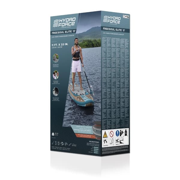 Hydro-Force FreeSoul Elite 2-i-1 SUP-paddelbräda och kajak
