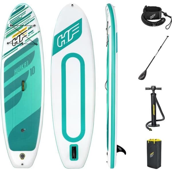 BESTWAY Hydro-Force Huaka'i Tech Paddle Uppblåsbar SUP - 305 x 84 x 12 cm