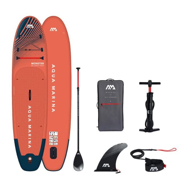 Uppblåsbar ståpaddel AQUA MARINA Monster 12'0" - Brick - Vattensporter - 1 plats - 10,3 kg Terrakotta