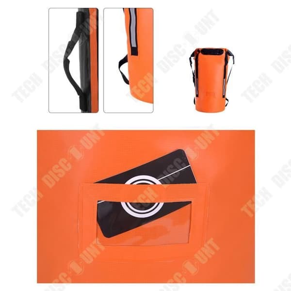 TD® Paddle Board Bag Vattentät 40 liters äventyrsryggsäckar för surfing och forsränning