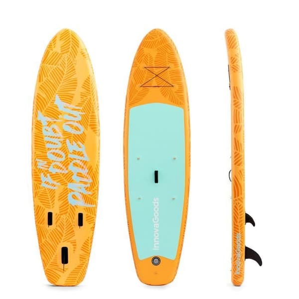 Stand Up Paddle 2 i 1 Uppblåsbar Surf Paddle Board med sits och tillbehör Siros InnovaGoods 10'5" 320 cm