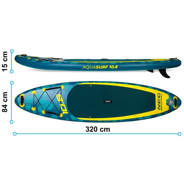 Aquasurf SUP-bräda 320 x 84 x 15 cm Neo-Sport 170203