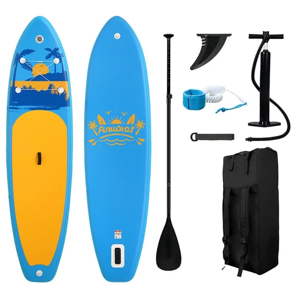 Ståupp Paddleboard, Lättviktsdesign, Hög viktkapacitet,RoligtVatten SUPFW31E