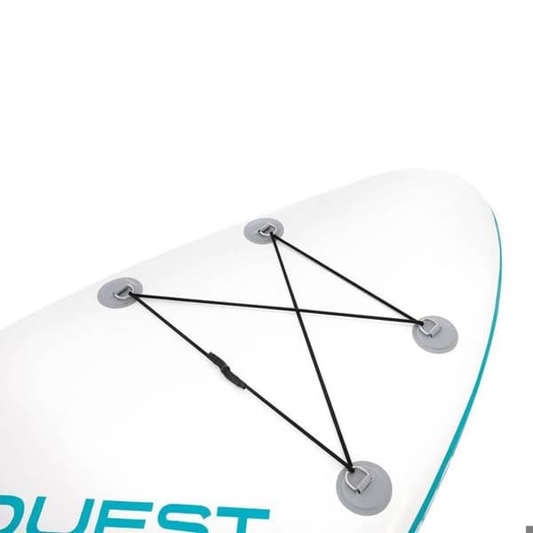 Uppblåsbar paddel - INTEX - Aqua Quest 3,2m - Sportig design - Idealisk för hav/sjöar - Uppblåsbar