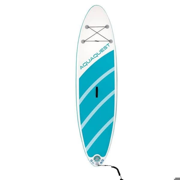Uppblåsbar paddel - INTEX - Aqua Quest 3,2m - Sportig design - Idealisk för hav/sjöar - Uppblåsbar