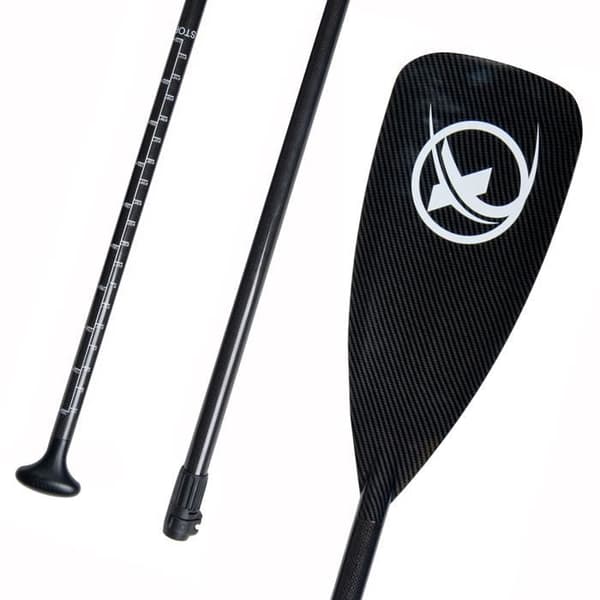 NEMAXX Professional 100% CARBON SPEED paddel i 3 delar för SUP - extra stabil och lätt
