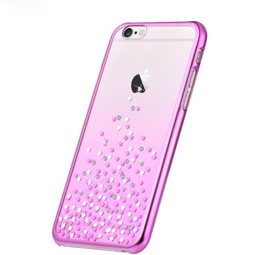 COMMA Baksideskal till Apple iPhone 6(S) Plus- Dots - Rosa