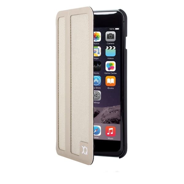 Xqisit Blavet fodral till iPhone 6 / 6S - Champagne