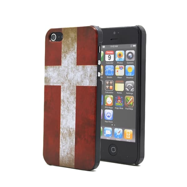 Danmarks flaggaBaksideskal till Apple iPhone 5/5S/SE
