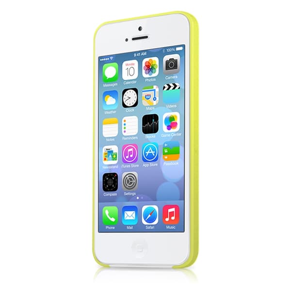 ITSkins Zero 3 Skal till iPhone 5C (Gul) + Skärmskydd
