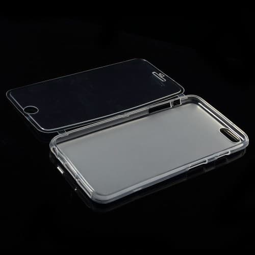Flexiskal + Front Flap Case till Apple iPhone 6(S) Plus - Transparent