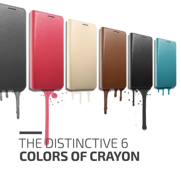 Verus Crayon Plånboksfodral till Samsung Galaxy A7 - Brun