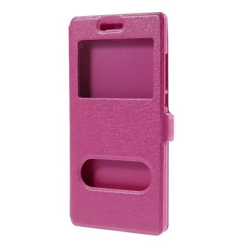 Fönsterfodral till Huawei Ascend P8 - Rosa