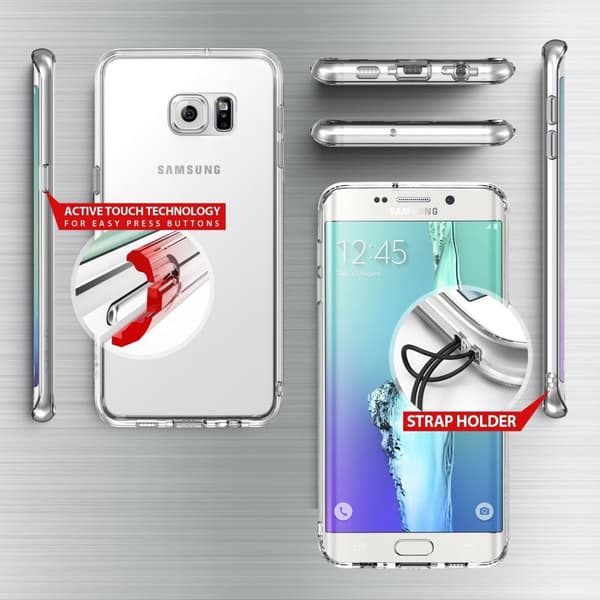 Ringke Fusion Shock Absorption Skal till Samsung Galaxy S6 Edge Plus - Clear