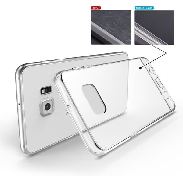 Ringke Fusion Shock Absorption Skal till Samsung Galaxy S6 Edge Plus - Clear