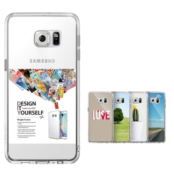 Ringke Fusion Shock Absorption Skal till Samsung Galaxy S6 Edge Plus - Clear