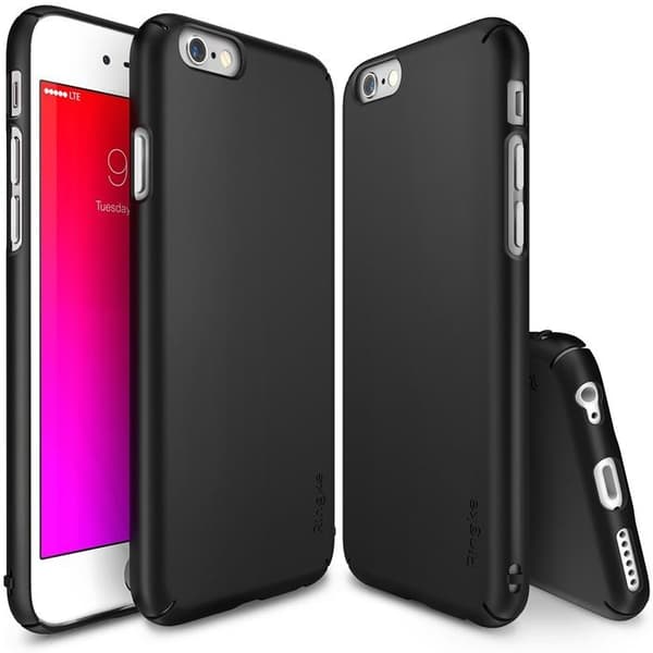 Ringke Slim Skal till Apple iPhone 6/6S Plus - Svart