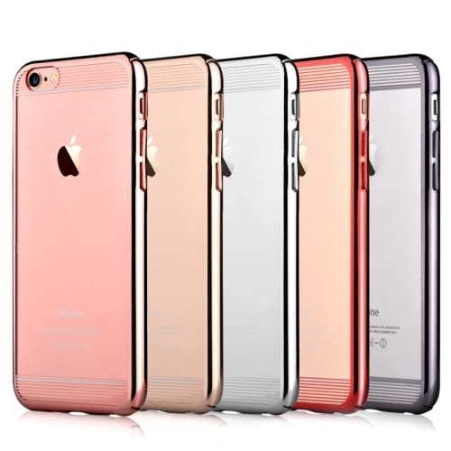 Comma Plating Slim Skal till Apple iPhone 6(S) Plus - RoseGold