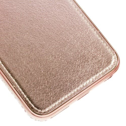 Rhinestone Bumper och Skal till Apple iPhone 6(S) Plus - Rose Gold