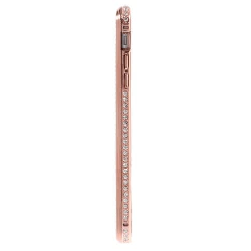 Rhinestone Bumper och Skal till Apple iPhone 6(S) Plus - Rose Gold