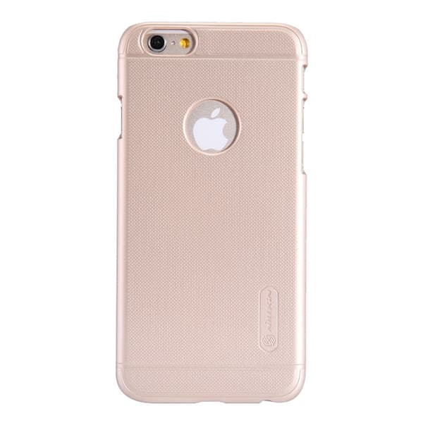 Nillkin Frosted Shield Baksideskal till Apple iPhone 6 / 6S + Skärmskydd -Guld