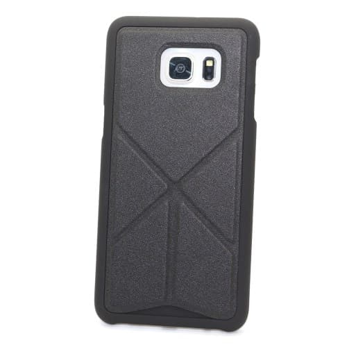 Stand Skal till Samsung Galaxy S6 Edge Plus - Svart