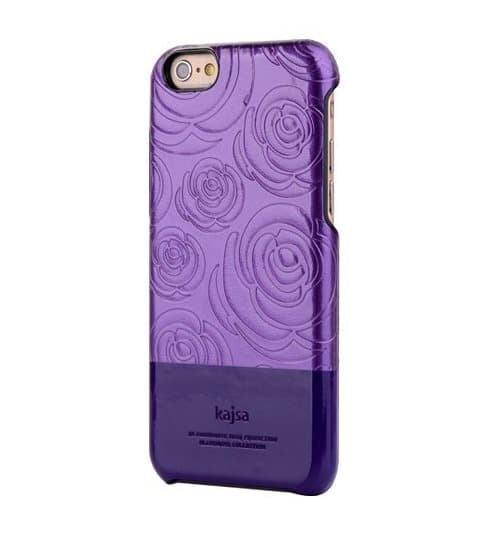 Kajsa 3D Rose Flower Skal till Apple iPhone 6(S) Plus / 6S Plus - Lila