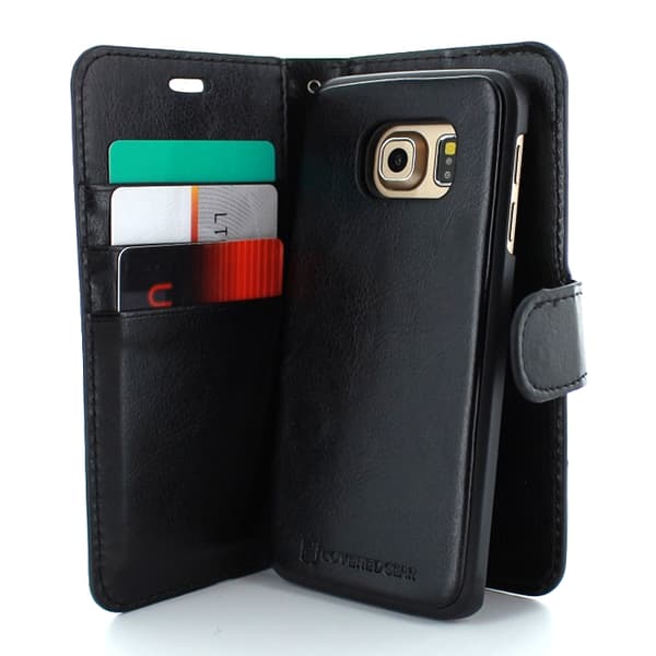 CoveredGear Plånboksfodral till Galaxy S6 Edge+ - Svart