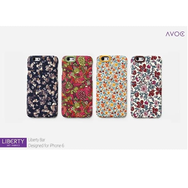 Avoc Liberty Art Fabric Baksideskal till Apple iPhone 6 / 6S - Navy