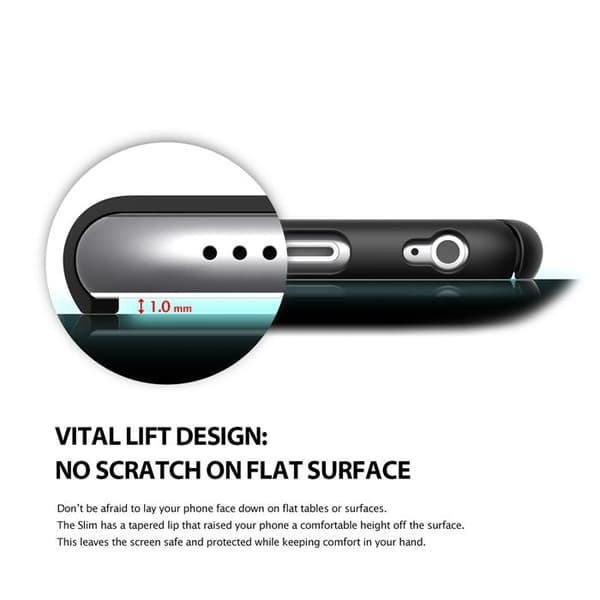 Ringke Logo-Cut Slim Dual Coated Skal till Apple iPhone 6 / 6S (Vit)