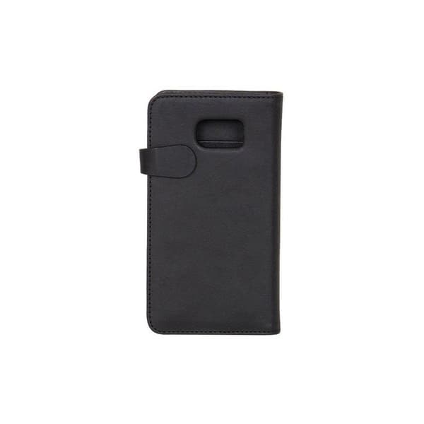 BUFFALO äkta läder Plånboksfodral Samsung Galaxy S7 Edge - Svart