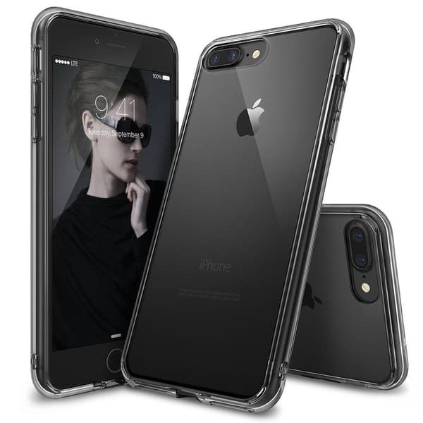 Ringke Fusion Shock Absorption Skal till Apple iPhone 7 Plus - Grå