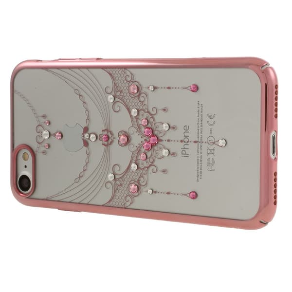 Kavaro Skal med Swarovski stenar till iPhone 7/8/SE 2020 - Rose Butterfly
