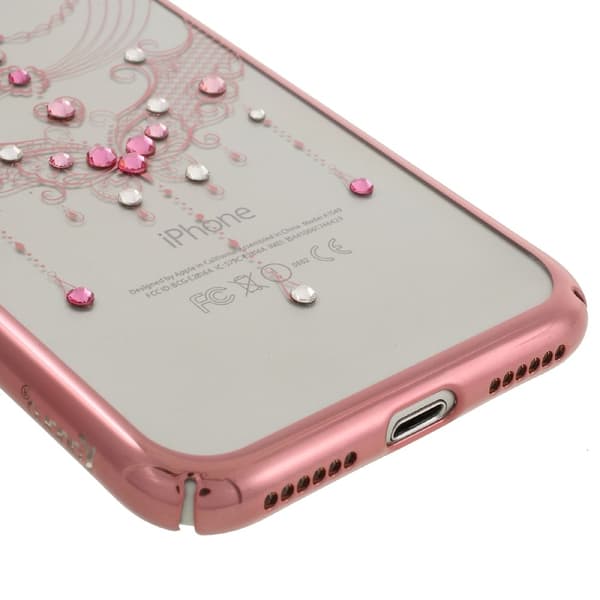 Kavaro Skal med Swarovski stenar till iPhone 7/8/SE 2020 - Rose Butterfly