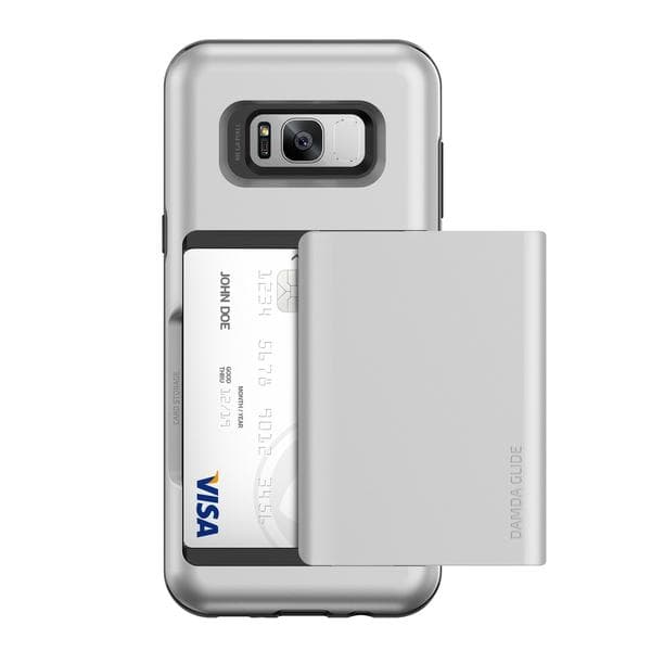 Verus Damda Glide Card Slot Skal till Samsung Galaxy S8 Plus - Silver