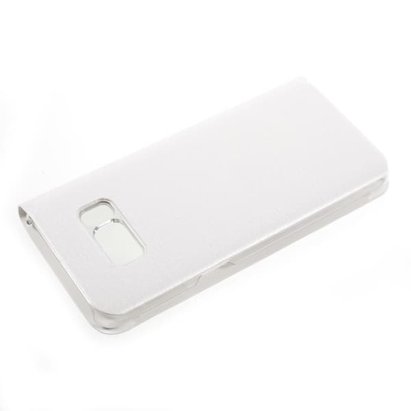Flip View mobilfodral till Samsung Galaxy S8 Plus - Vit