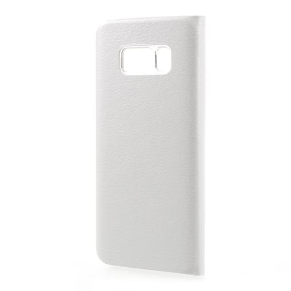 Flip View mobilfodral till Samsung Galaxy S8 Plus - Vit