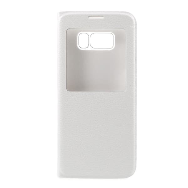 Flip View mobilfodral till Samsung Galaxy S8 Plus - Vit