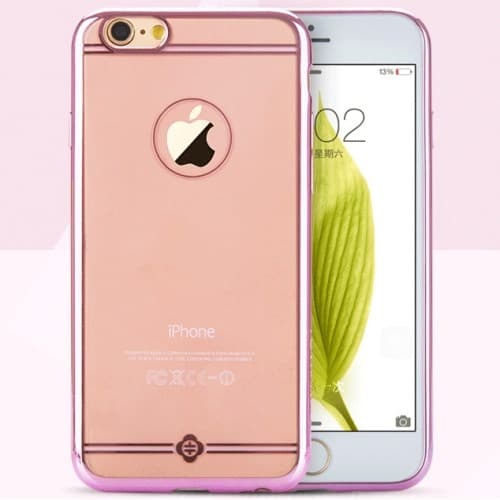 ToTu Simple Series Electroplating Flexi Skal till Apple iPhone 6(S) Plus - Rose