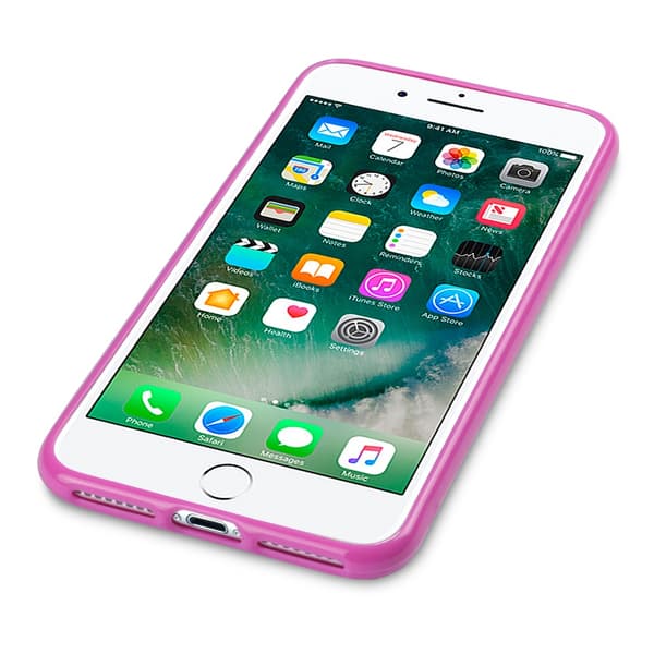 Gel Mobilskal till iPhone 7 Plus - Rosa