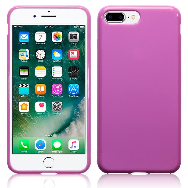 Gel Mobilskal till iPhone 7 Plus - Rosa