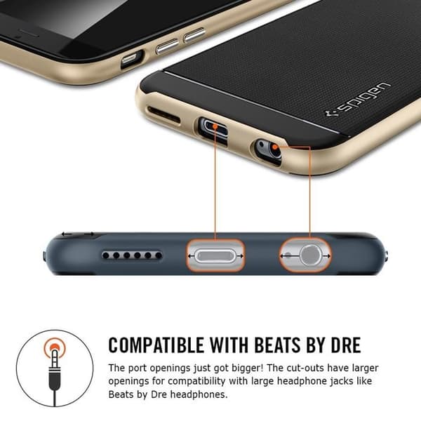 SPIGEN Neo Hybrid Skal till Apple iPhone 6(S) Plus (Vit)